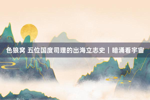 色狼窝 五位国度司理的出海立志史｜暗涌看宇宙