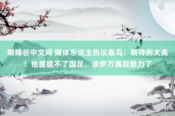 蝴蝶谷中文网 媒体东谈主热议塞鸟：期待别太高！他提拔不了国足，该伊万涌现魅力了